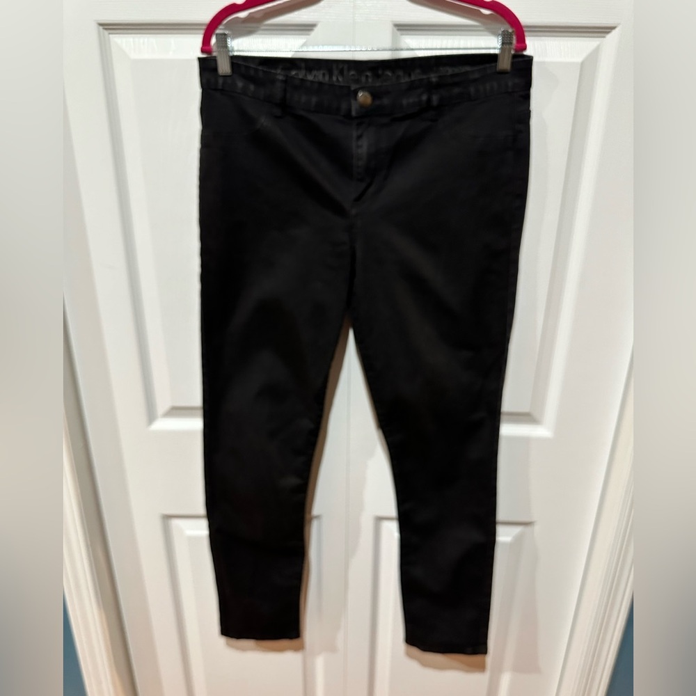 Calvin Klein jeggings, black, size 33/16